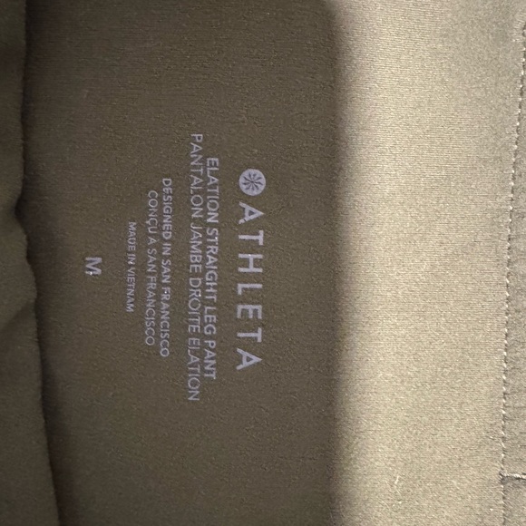Athleta “Dark Olive” 🫒 Straight Leg Leggings Activewear Athleisure Casual $99 - Picture 5 of 5